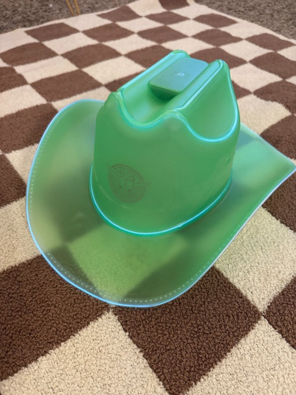 Neon Cowboy - Green Light up Cowboy Hat